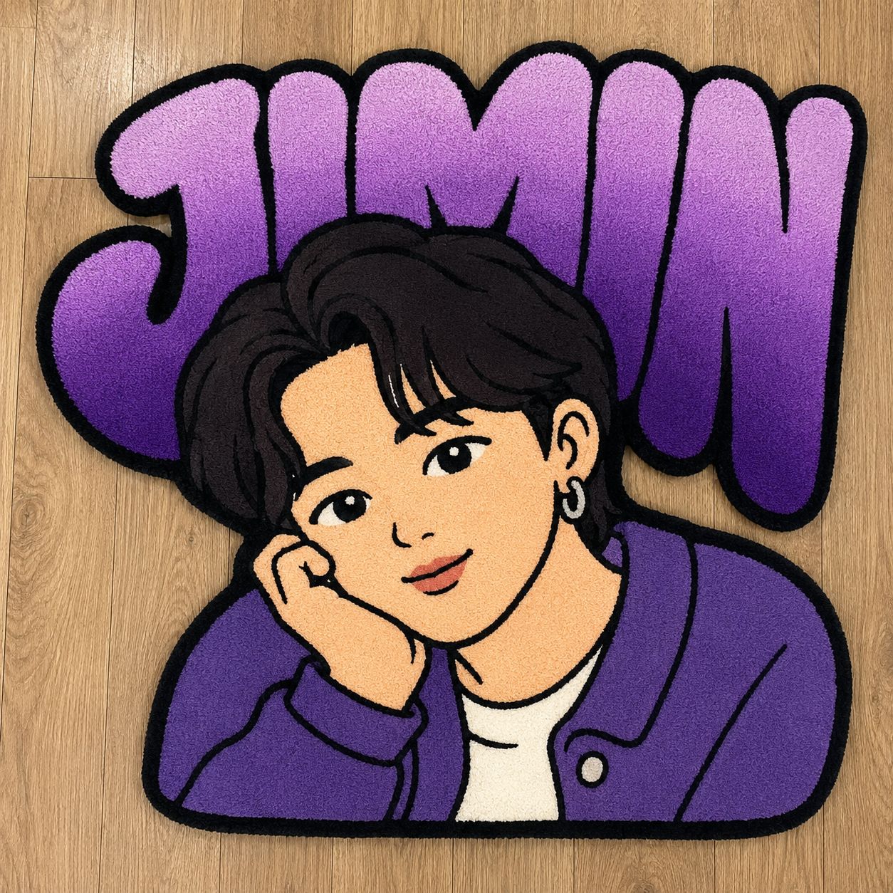 Jimin Portrait Rug — ARMY Gift
